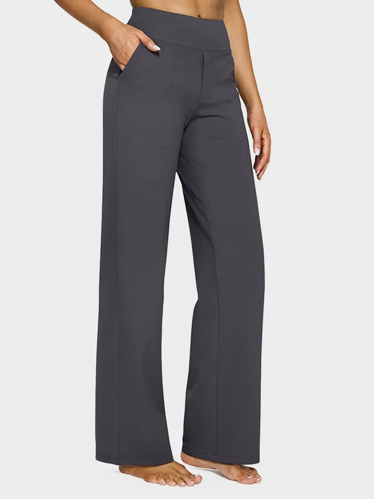 Loose High-Waist Business Casual Pants