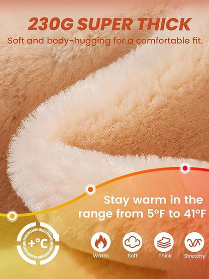 Arivelle Bare-Leg Look Fleece Lined Tights