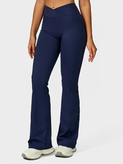 Arivelle High-Waist Flare Lounge Pants