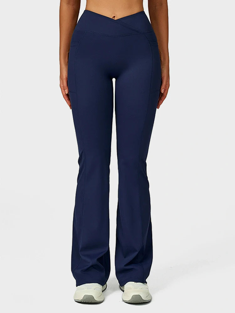 Arivelle High-Waist Flare Lounge Pants