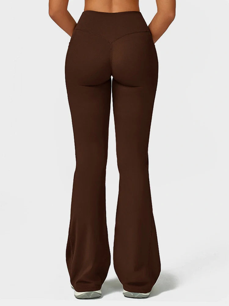 Arivelle High-Waist Flare Lounge Pants