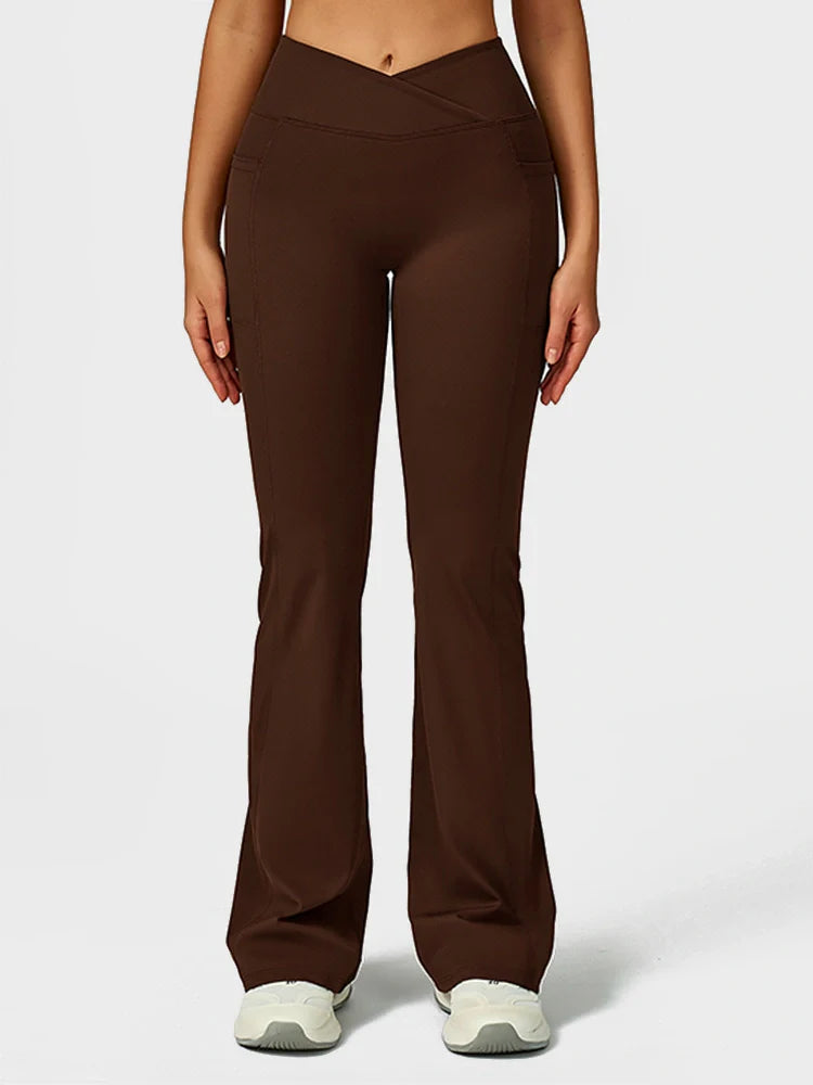 Arivelle High-Waist Flare Lounge Pants