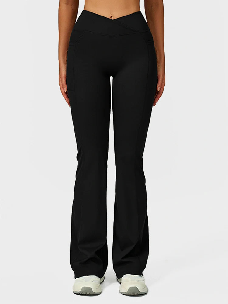 Arivelle High-Waist Flare Lounge Pants