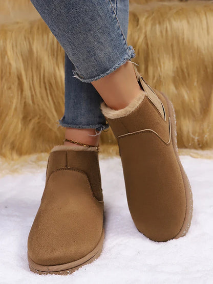 Women’s Fleece-Lined Platform Snow Boots