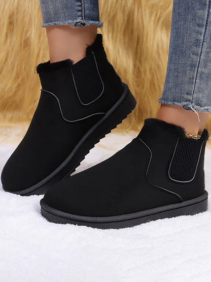 Women’s Fleece-Lined Platform Snow Boots