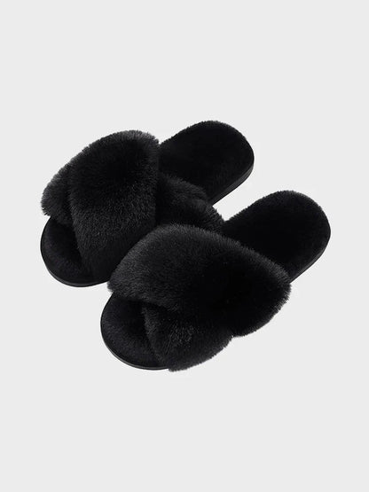 Women's Fuzzy Fluffy House Slippers