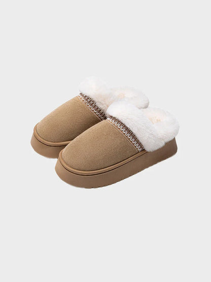 Women's plush slippers