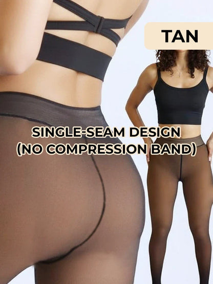 Arivelle Bare-Leg Look Fleece Lined Tights