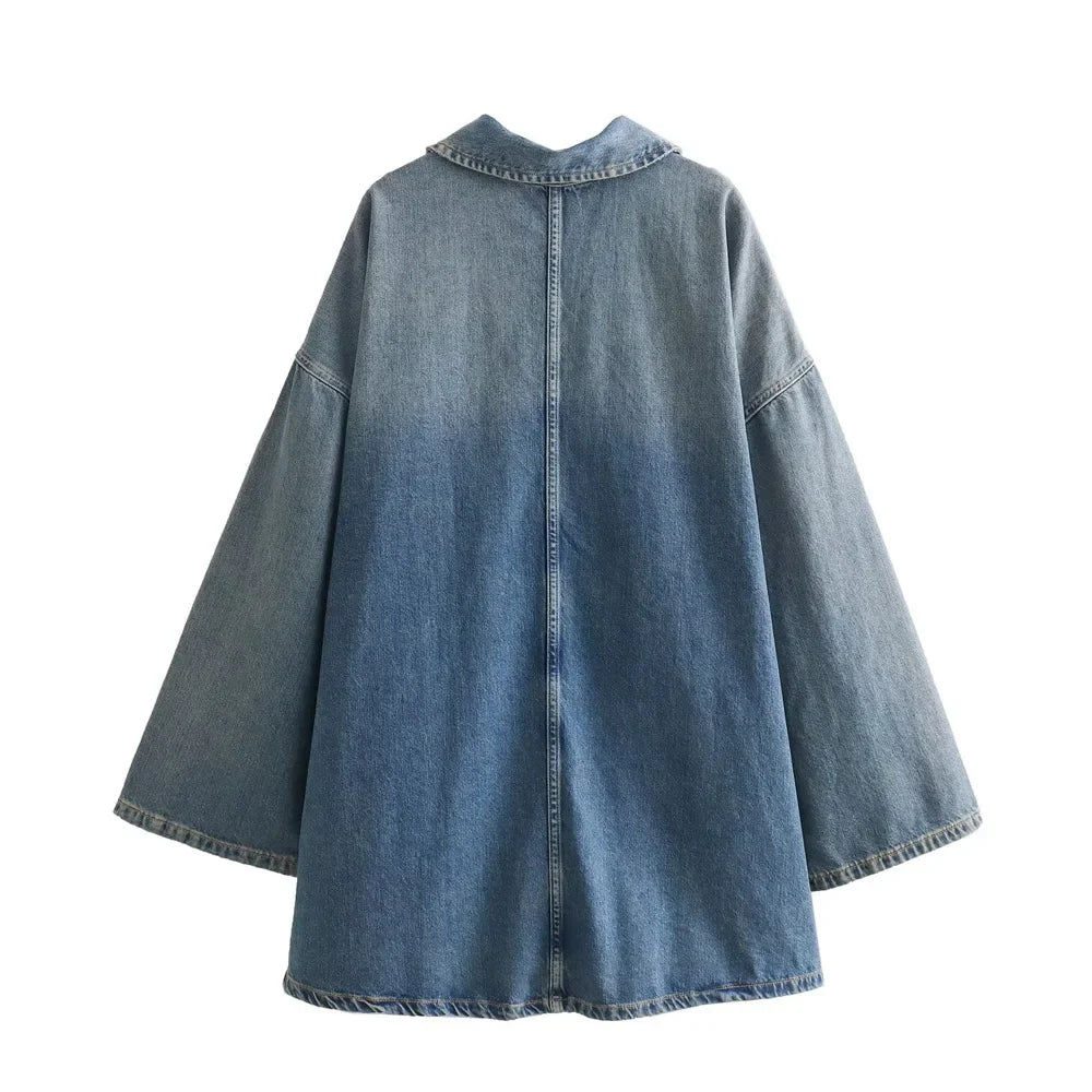Women's A-Line Denim Dress